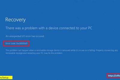 How To Resolve Window Error Code 0xc00000e9?