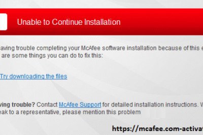 How to Resolve McAfee Download Error?