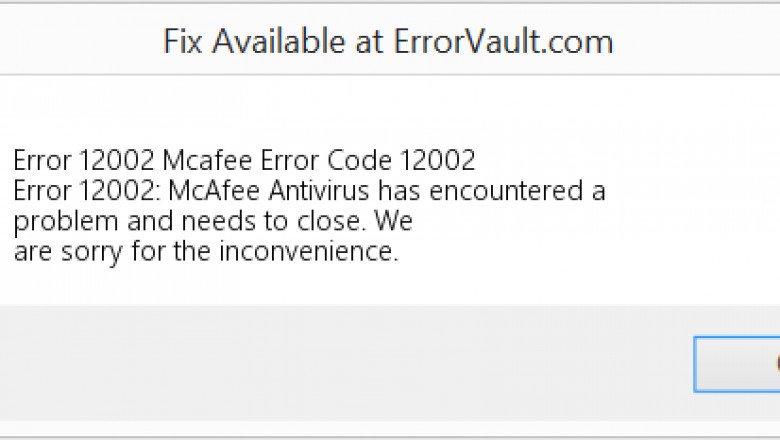 How To Fix Troubleshoot Antivirus Error Code 12002?