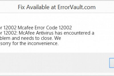 How To Fix Troubleshoot Antivirus Error Code 12002?