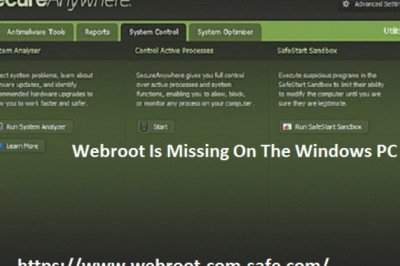 How You Can Resolve Webroot Is Missing On The Windows PC? - webroot.com/safe