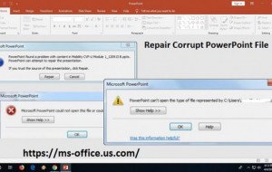 Why Do PowerPoint Files Become Corrupted? - office.com/setup365
