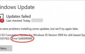 How To Fix Window Update Error 0x800f0986? Office.com/setup