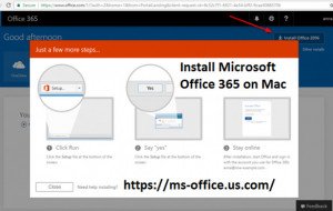Is Install Microsoft 365 free for Mac?