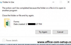 How to Resolve File in Use Error?