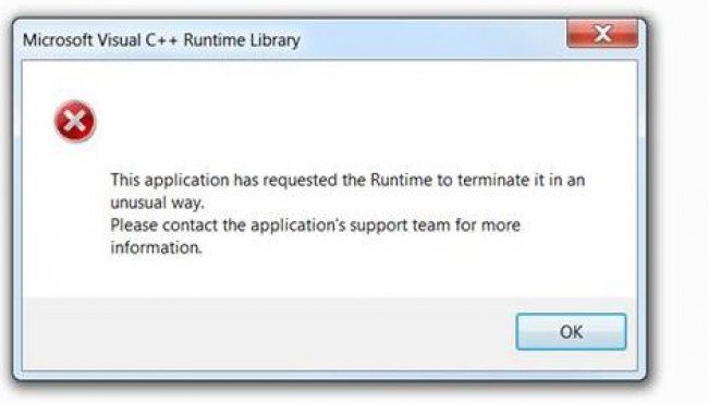 How To Resolve MS Visual C++ Runtime Library Error?