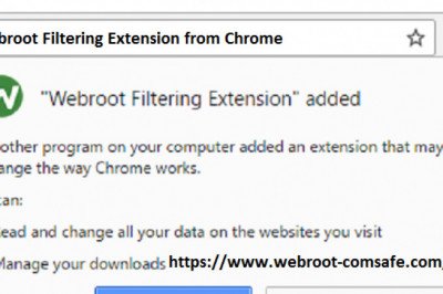 How You Can Remove Webroot Filtering Extension From Chrome?