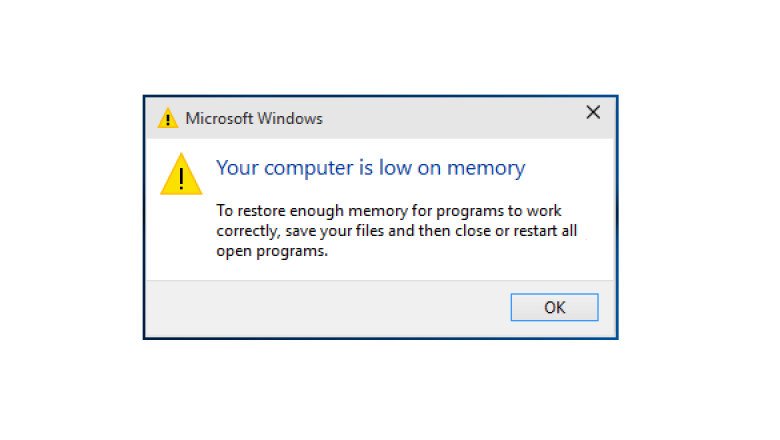 How to Troubleshoot If Your Computer is Low On Memory on Window 10?