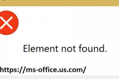 Method To Fix If Element Not Found Error in Window 10: