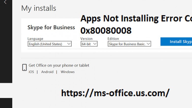 What is the Method To Resolve If Apps Not Installing Error Code 0x80080008?