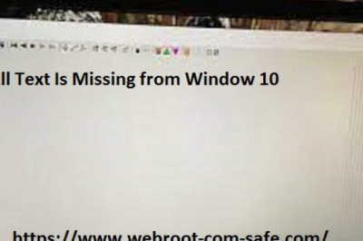 How To Fix the issue If All Text Is Missing from Window 10?