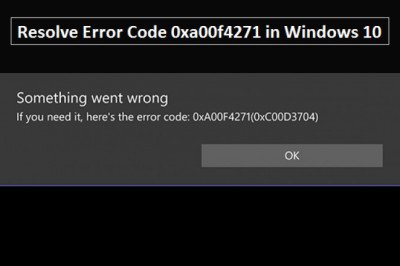 How To Resolve Error Code 0xa00f4271 in Windows? Office.com/setup