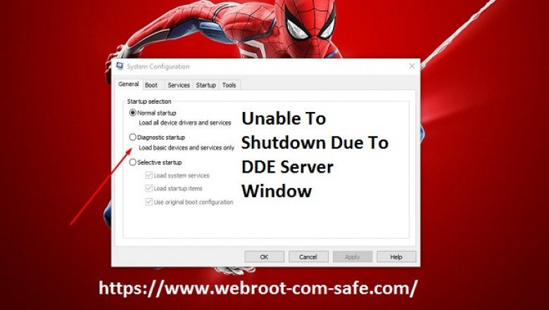 How To Fix If Unable To Shutdown Due To DDE Server Window?