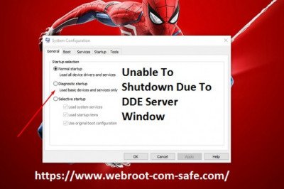 How To Fix If Unable To Shutdown Due To DDE Server Window?