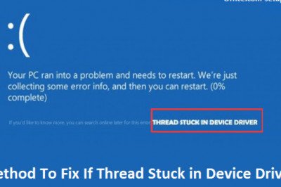 How To Fix If Thread Stuck In Device Driver?