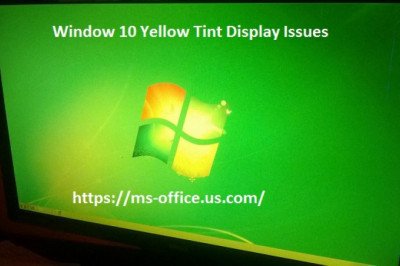 How to Fix Window 10 Yellow Tint Display Issues?