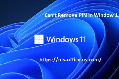 How To Fix If Can’t Remove PIN in Window 11?