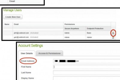 Method To Manage Portal Users in Www.Webroot.com/safe