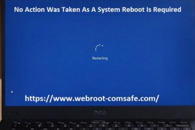What is the Method To Fix If No Action Was Taken As A System Reboot Is Required?