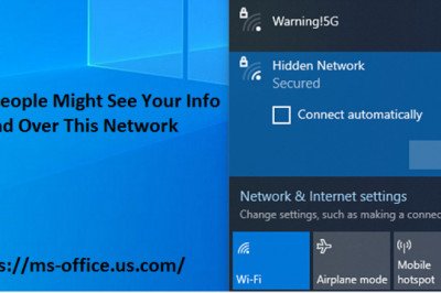 How To Fix If Other People Might See Your Info You Send Over This Network?