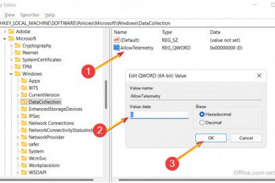 Way to Disable Telemetry in Window 11