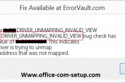 How To Fix If DRIVER UNMAPPING INVALID VIEW error in Windows 10?
