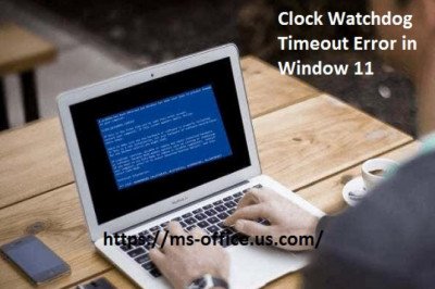 What is the Method to Fix If Clock Watchdog Timeout Error in Window 11?