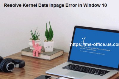 How To Resolve Kernel Data Inpage Error in Window 10?