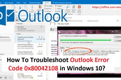 How To Troubleshoot MS Outlook Error Code 0x80042108 in Windows 10?