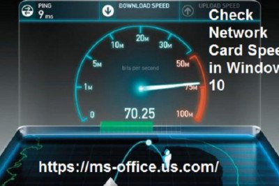 How To Check Network Card Speed in Window 10?