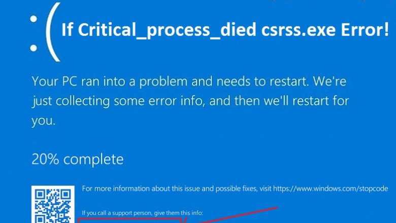 How to Resolve If Critical_process_died csrss.exe Error?