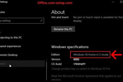 How To Disable S Mode on Window 10?