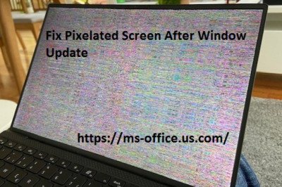 How To Fix Pixelated Screen After Window Update?