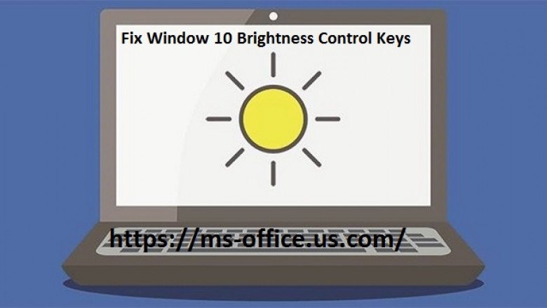 How You Can Fix Window 10 Brightness Control Keys?