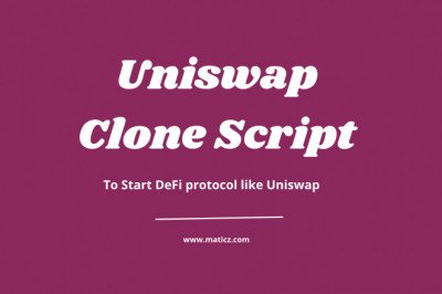 Uniswap Clone Script - Maticz Technologies