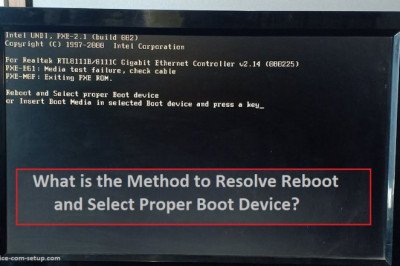 How to Resolve Reboot and Select Proper Boot Device?