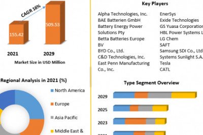 Solar Battery Market Size, Share, Growth Factors, opportunities, Applications, status and forecast to 2029