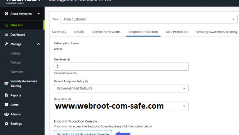How Do I Remove a Password in Webroot Endpoint Security?