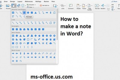 How Do I make a note in Word?