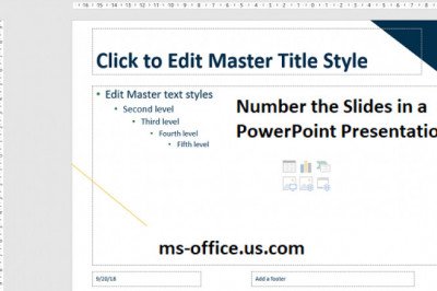 How you can Number the Slides in a PowerPoint Presentation?