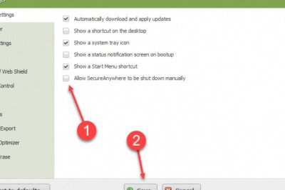 How can i temporarily disable Webroot antivirus?