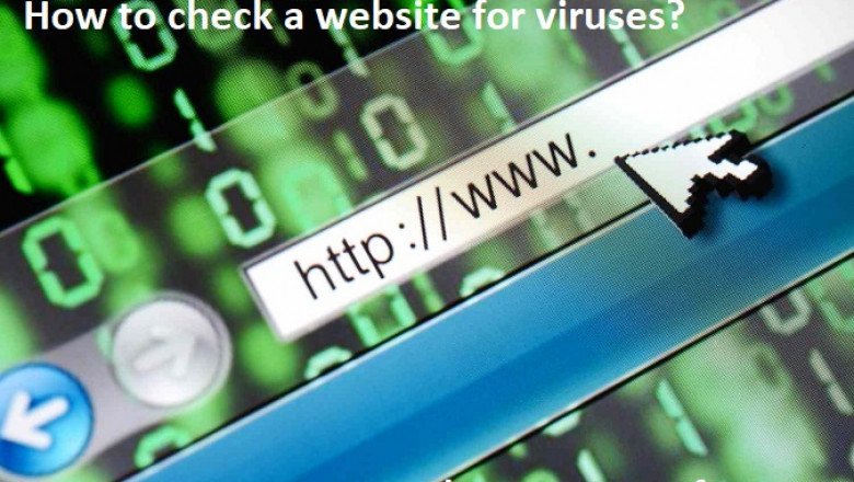 How can i check a website for viruses?
