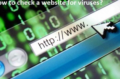 How can i check a website for viruses?