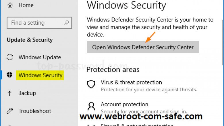 How do i set up Windows Security Center?