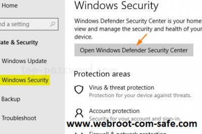 How do i set up Windows Security Center?