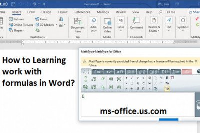Easiest Method to write formulas in Word: