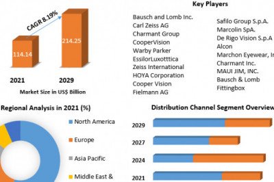 Eyewear Market  Trends, Growth, Opportunities, Business Strategies, Revenue and Growth Rate Upto 2029
