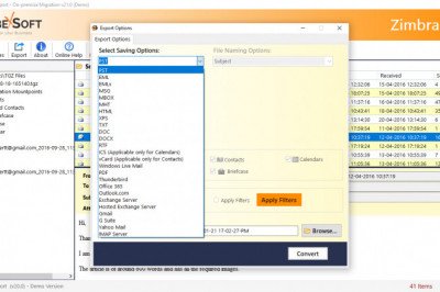How to Export Zimbra TGZ File to Outlook in a Bulk?