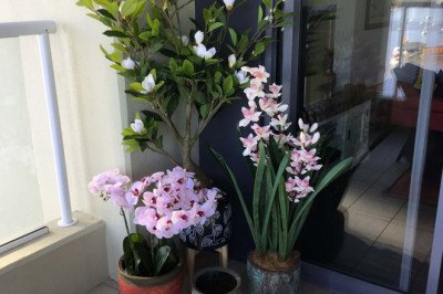 Create Your Own Wholesome Vertical Garden with Artificial Orchids and Succulents