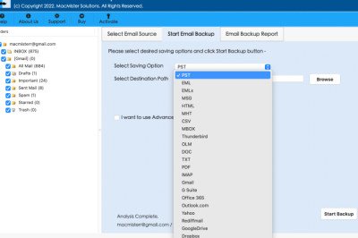 How do I Backup my Microsoft 365 Account on Mac?
